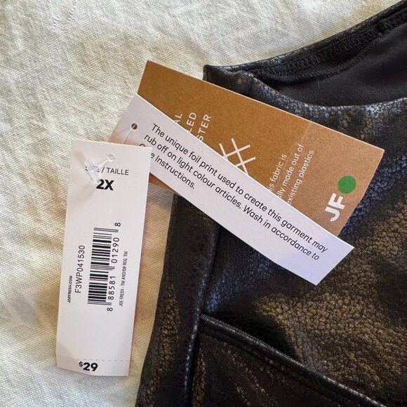 NEW Joe Fresh Sprt Bra Top Black - Picture 9 of 9